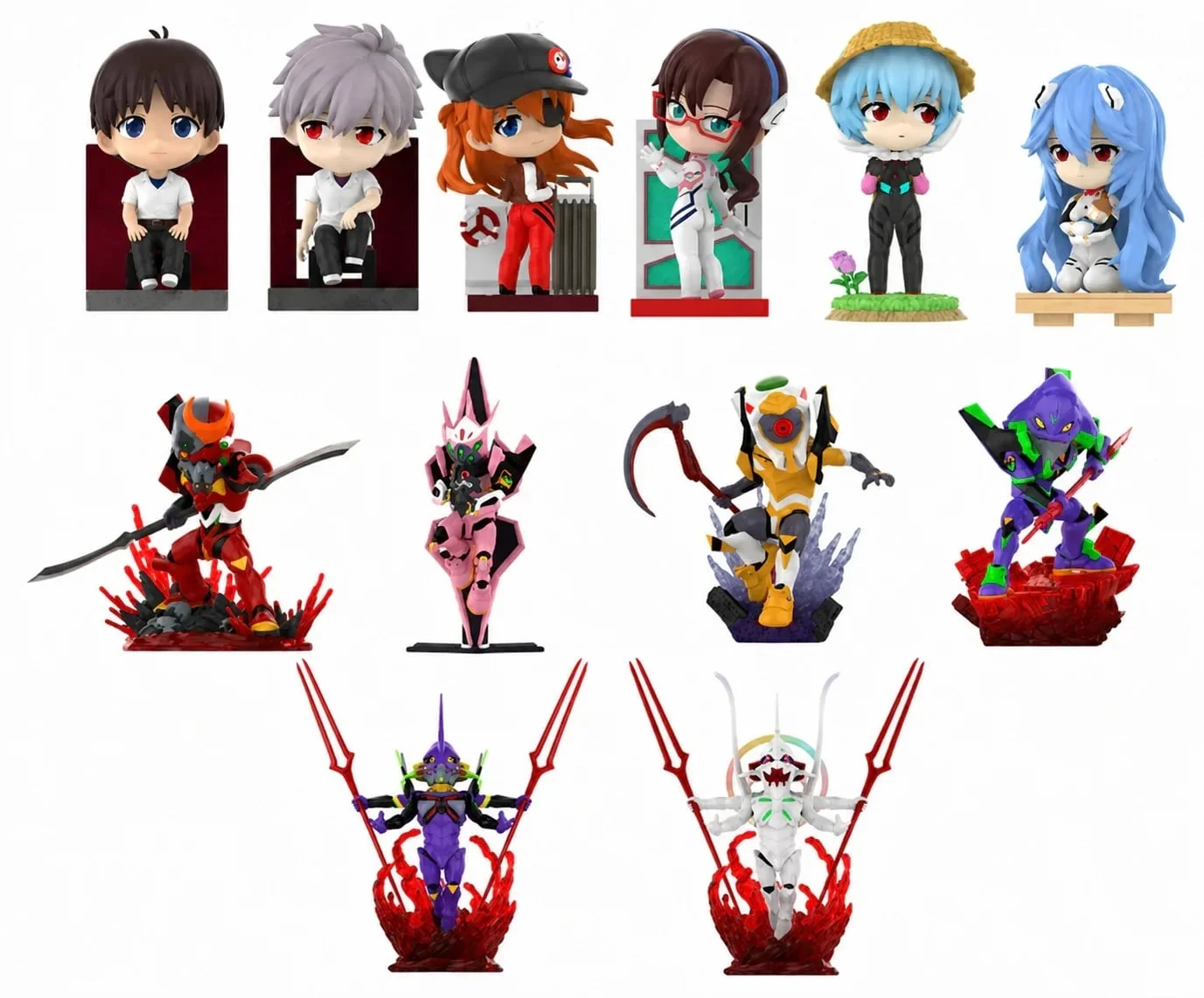EVANGELION - EVA - Blind Box 6 Figure Vol.2